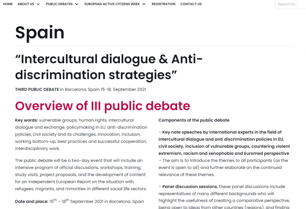 Diálogo intercultural e estratégias antidiscriminação